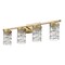 Z-Lite Archer 4 Light Vanity, Heirloom Gold & Clear 344-4V-HG - alternate 8
